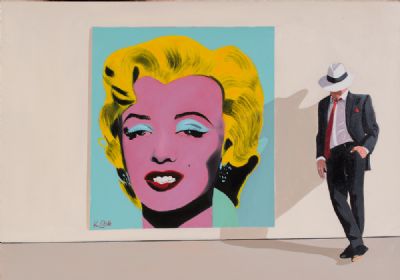 MINDING MARILYN by Ken O''Neill  at Dolan's Art Auction House