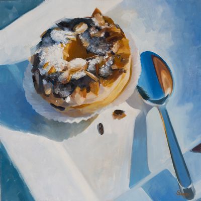 SWEET DELIGHT, A PARIS BREST PASTRY by Sarah Spence  at Dolan's Art Auction House