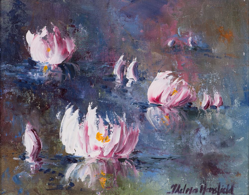 Lot 85 - WATER LILIES by Thelma Mansfield