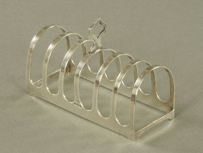 Silver Toast Rack at Dolan's Art Auction House