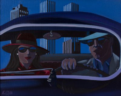 MIDNIGHT RENDEZVOUS by Ken O'Neill  at Dolan's Art Auction House