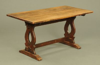 Oak Refectory Table at Dolan's Art Auction House