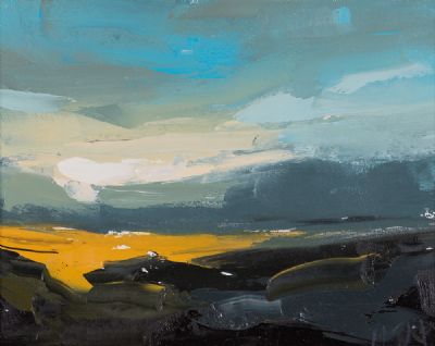 SUNRISE, FIELDS OF GOLD by Michael Morris  at Dolan's Art Auction House