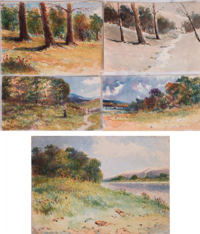 Original Victorian Watercolours at Dolan's Art Auction House