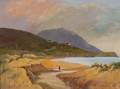 SLIEVEMORE, ACHILL by David McConnell  at Dolan's Art Auction House