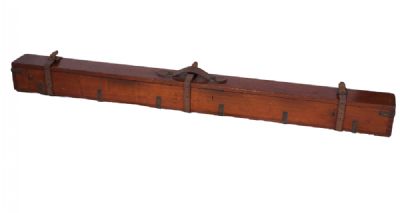 Mahogany Snooker Cue Carrying Case at Dolan's Art Auction House