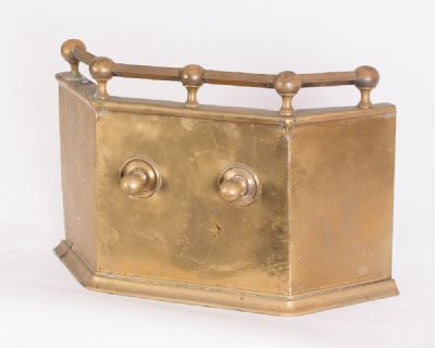 Antique Brass Fire Front at Dolan's Art Auction House