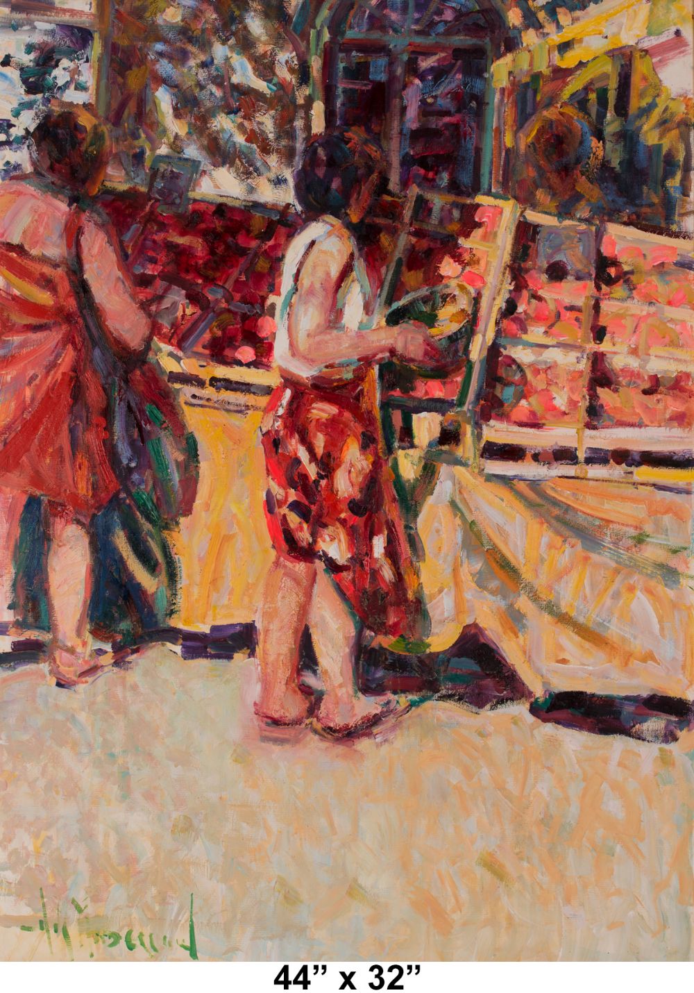 MARKET DAY by Arthur K Maderson  at Dolan's Art Auction House
