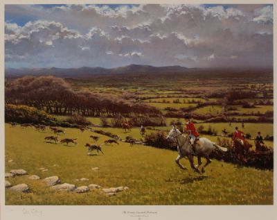 THE CO. LIMERICK FOXHOUNDS by Peter Curling  at Dolan's Art Auction House
