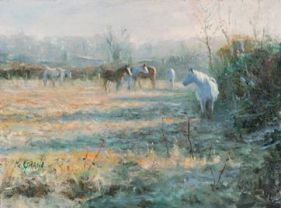 JANUARY, BOYNE VALLEY by Henry McGrane  at Dolan's Art Auction House