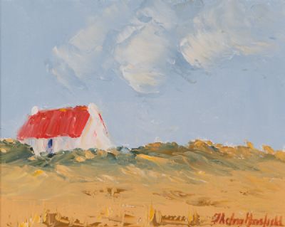 STRAND COTTAGE by Thelma Mansfield  at Dolan's Art Auction House