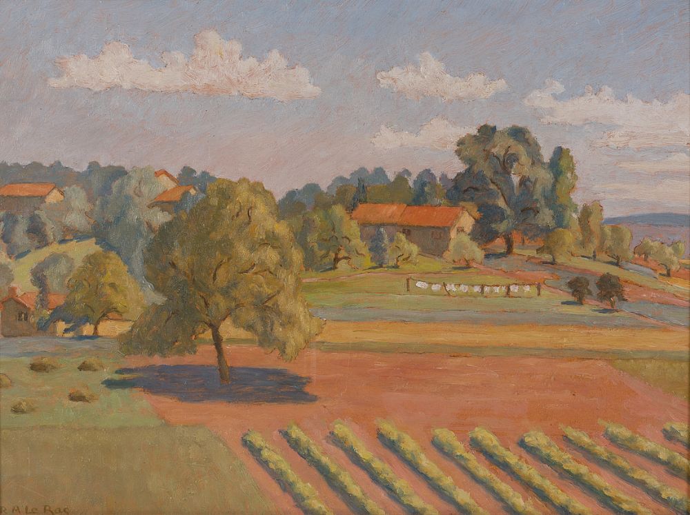 Lot 103 - WASH DAY AT THE VINEYARD by Rachel Ann le Bas, 1923 - 2020