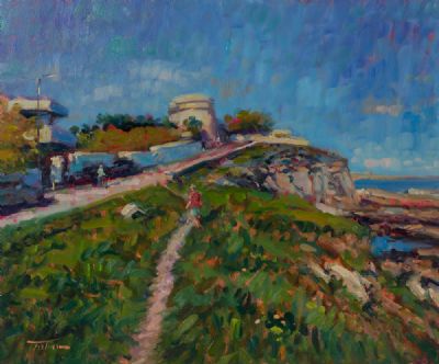 JOYCE'S TOWER, SANDYCOVE by Norman Teeling  at Dolan's Art Auction House