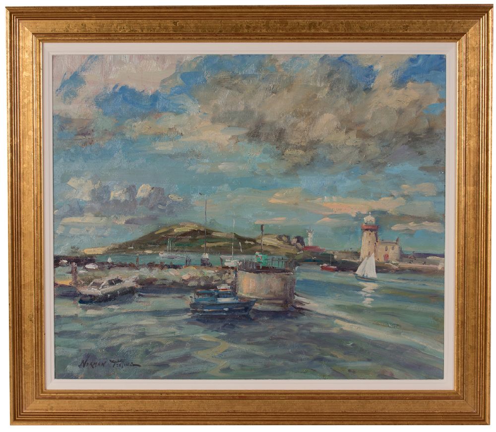 Lot 115 - HOWTH HARBOUR by Norman Teeling, b.1944