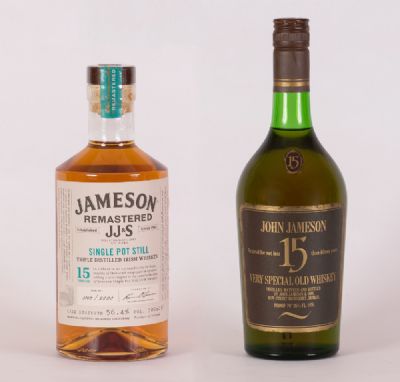 Jameson Remastered JJ&S 15 Years Old Irish Whiskey & John Jameson 15 Very Special Old Whiskey at Dolan's Art Auction House