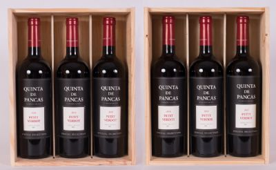 6 Bottles, Quinta De Pancas Petit Verdot Red Wine 2018 at Dolan's Art Auction House
