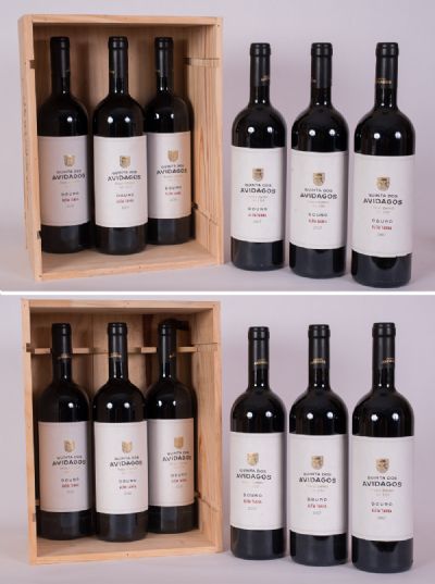 12 Bottles, Quinta Dos Avidagos Alem Tanha Red Wine 2017 at Dolan's Art Auction House