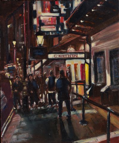 A NIGHT AT THE THEATRE by Susan Cronin  at Dolan's Art Auction House