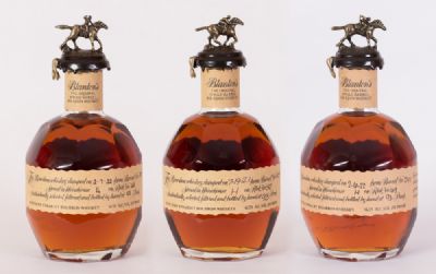 Blanton�s Original Single Barrel Bourbon Whiskey, Collection of 3 Bottles at Dolan's Art Auction House