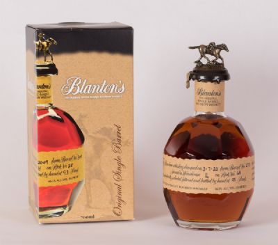 Blanton�s Original Single Barrel Bourbon Whiskey at Dolan's Art Auction House