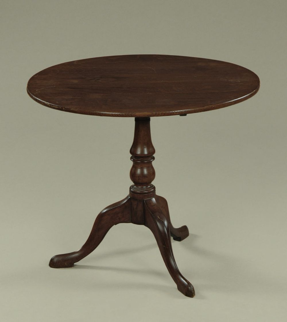 Georgian Oak Tripod Table at Dolan's Art Auction House