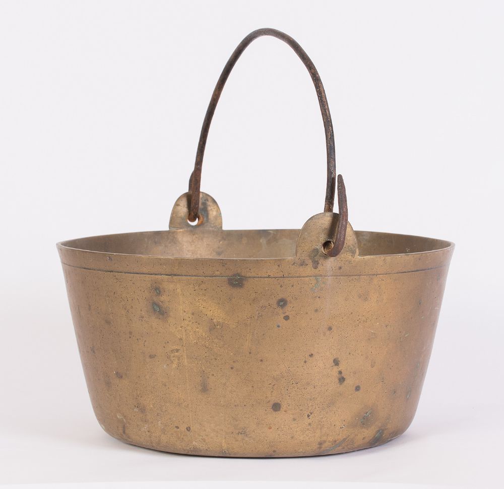 Antique Brass Preserving Pan
