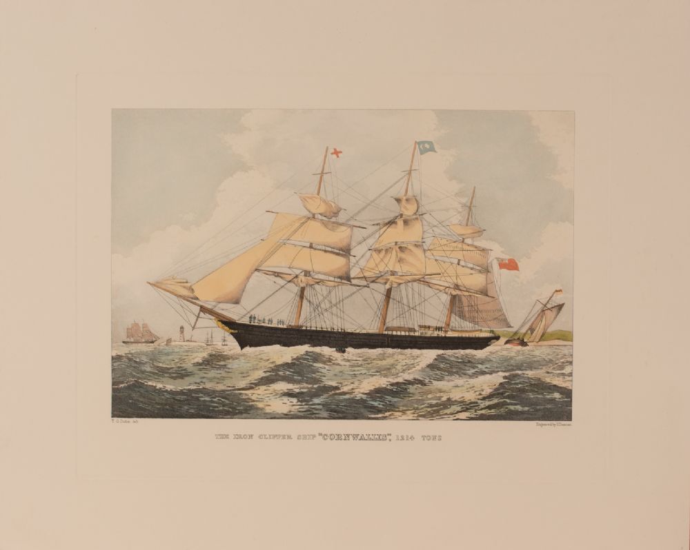 THE IRON CLIPPER SHIP, CORNWALLIS at Dolan's Art Auction House