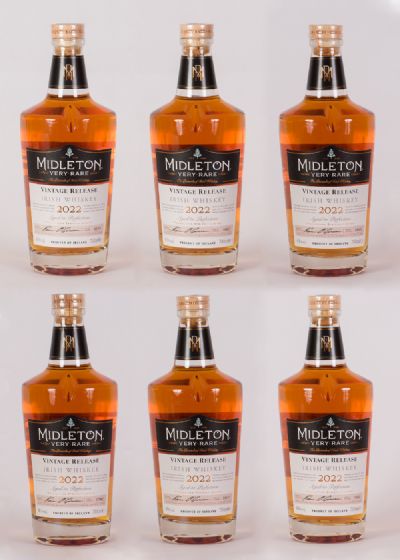 Midleton Very Rare Irish Whiskey 2022, Collection of 6 Bottles at Dolan's Art Auction House
