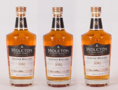Midleton Very Rare Irish Whiskey 2019,Collection of 3 Bottles at Dolan's Art Auction House