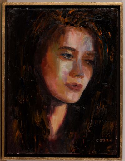 LOST IN THOUGHT by Susan Cronin  at Dolan's Art Auction House