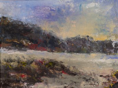 SUN RISING ON THE CLIFFS, ACHILL by Susan Cronin  at Dolan's Art Auction House