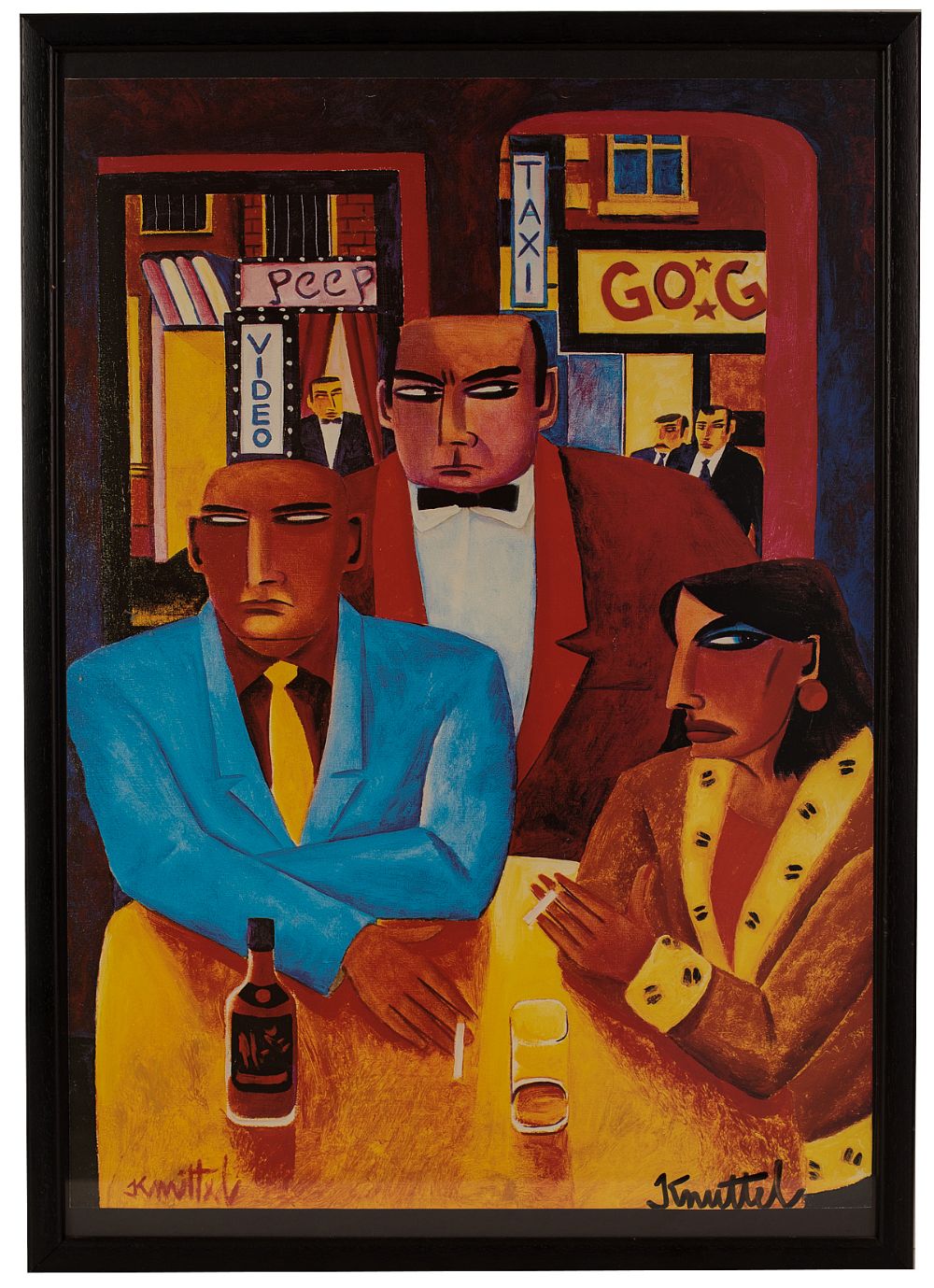 Lot 113 - AT THE BAR by Graham Knuttel, b.1954 | Dolan's Art Auction ...