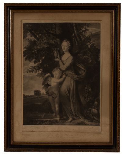 Joshua Reynolds Etching at Dolan's Art Auction House