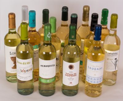 Collection of 15 Bottles of White Wine at Dolan's Art Auction House