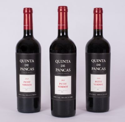 3 Bottles, Quinta De Pancas Petit Verdot Red Wine 2018 at Dolan's Art Auction House