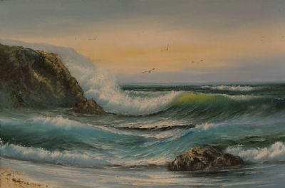 Modern School, ROLLING WAVES at Dolan's Art Auction House