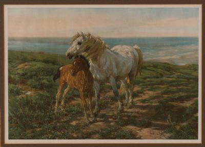 MOTHER & SON by H.W.B.Davis RA at Dolan's Art Auction House