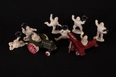 Cast Iron Michelin Figures at Dolan's Art Auction House