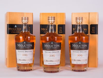 Midleton Very Rare 2019 Irish Whiskey, 3 Bottles at Dolan's Art Auction House
