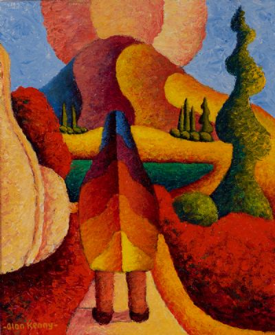 OFF TO THE HILLS IN CONNEMARA by Alan Kenny  at Dolan's Art Auction House