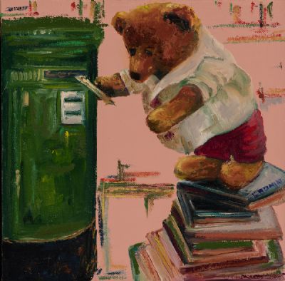 LETTER TO SANTA by Susan Cronin  at Dolan's Art Auction House