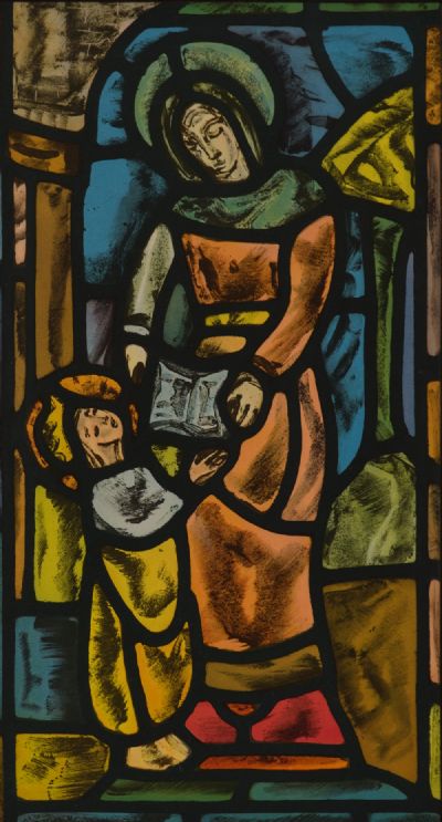 MADONNA AND CHILD by Evie Hone HRHA at Dolan's Art Auction House