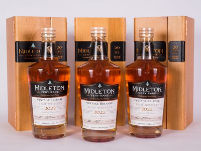 Midleton Very Rare Irish Whiskey 2022, Collection of 3 Bottles at Dolan's Art Auction House
