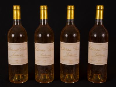 Ch�teau Violet Sauternes, 1991, 4 Bottles at Dolan's Art Auction House