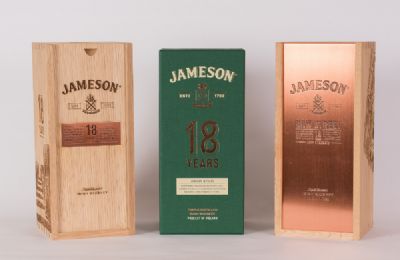 Jameson 18 Year Old Bow Street and 2 Jameson 18 Year Old Irish Whiskeys, 3 Bottles at Dolan's Art Auction House