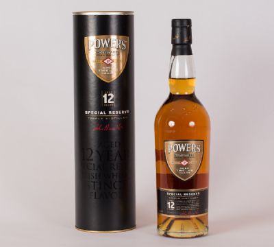 Powers 12 Year Old Special Reserve Irish Whiskey at Dolan's Art Auction House