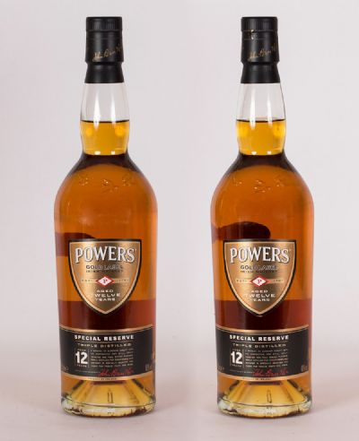 Powers 12 Year Old Special Reserve Irish Whiskey, 2 Bottles at Dolan's Art Auction House