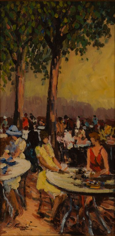 ALFRESCO by William Cunningham  at Dolan's Art Auction House