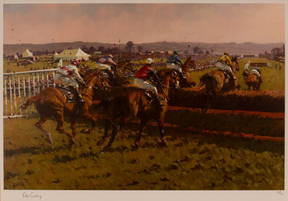 A POINT TO POINT by Peter Curling  at Dolan's Art Auction House