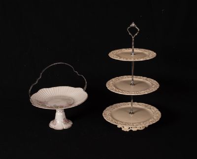 Tiered Cake Stand & Tazza at Dolan's Art Auction House